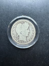 1906 Barber Silver Quarter