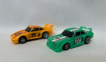 A Pair TCR Slot Cars With Original Box