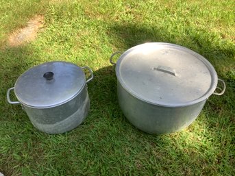 Large Pair Of Stock Pots