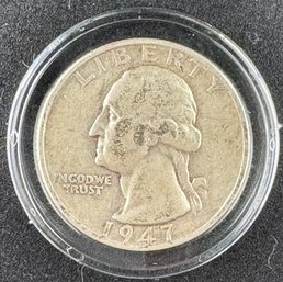 1947-S Washington Silver Quarter