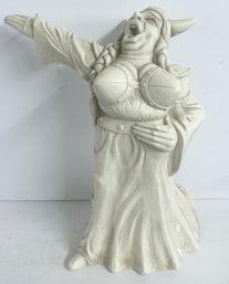 Signed Singing Viking Sculpture/ Is This The Fat Lady?