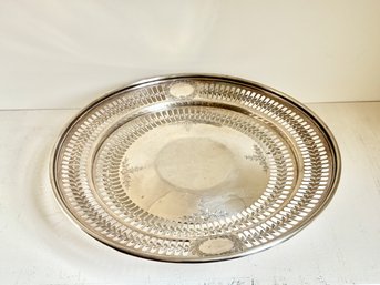 19th Century Round Sterling Silver Footed Bowl