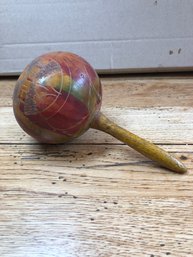 Hand Carved Maraca From 1945 - 8' Tall