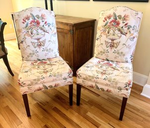 Pair Of Upholstered Occasional Chairs