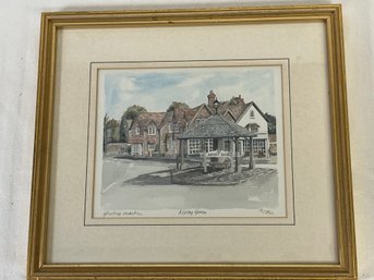 Philip Martin Signed And Numbered Watercolor Print  'Aspley Guise'  19/850 Britain