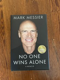 Mark Messier Signed Book No One Wins Alone