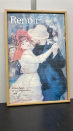 Grand Palais Paris 16x24 Renoir Gallery Poster La Danse A Bougival Framed Glass