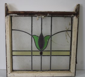 Vintage Stained Glass Window Pane - Lot 2