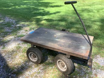 Heavy Duty Wooden Cart