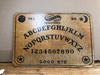 Wooden Antique Ouija Board Made By William Fuld.