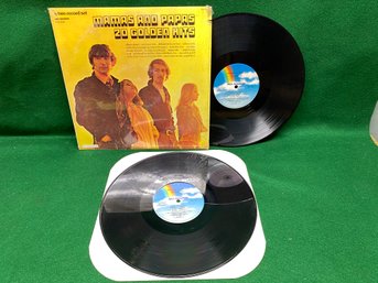 Mamas And Papas. 20 Golden Hits On 1973 MCA Records. Double LP Record.