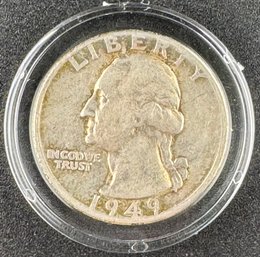 1949-D Washington Silver Quarter