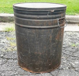 A Tin Trash Can