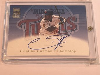 Christian Guzman 2002 Topps Auto Twins