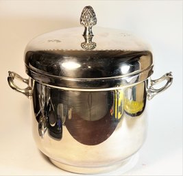 Reed & Barton Silver Plated Ice Bucket Plastic Lined