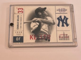 Charlie Keller 2001 UD Yankees Legends #99 HOF