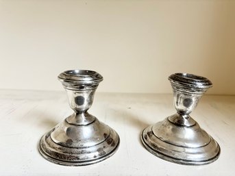 Wallace Sterling Silver Candleholder