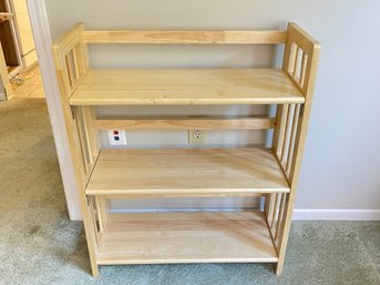 Wood Folding Bookshelf