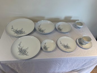 Westbrook Fine Translucent China With Laurels Pattern