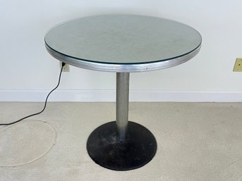 (1 Of 2) Formica Top Metal Table