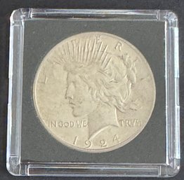 1924 Silver Peace Dollar