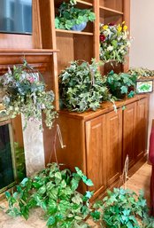 Pretty Collection Of Faux Floral And Greenery Plants