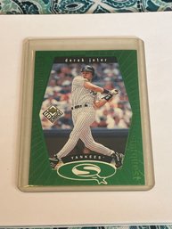 Derek Jeter 1999 Upper Deck Starquest Green Rare Insert