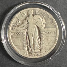 1929 Standing Liberty Silver Quarter