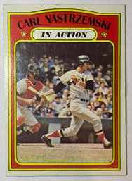 1972 Topps #38 Carl Yastrzemski In Action