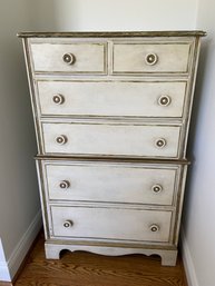 Chest On Chest Dresser 6 Dovetail Drawers 30x18x49