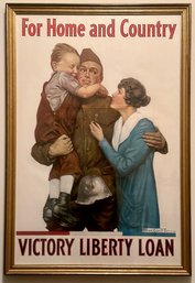 Alfred Everitt Orr Framed WWI Poster