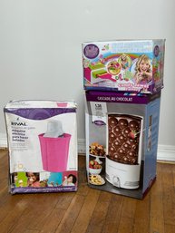 Sweet Tooth: Ice Cream Maker, Chocolate Fountain & Candy Jeweler- All New!