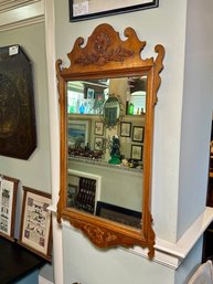 Stunning Vintage Wayside Furniture Chippendale Style Maple Mirror