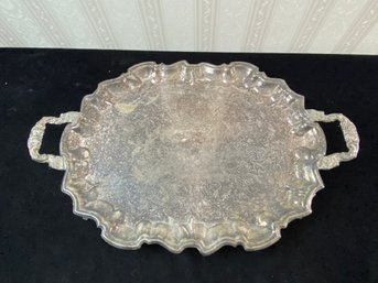 Vintage Silver Serving Dish With Stands