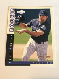 Todd Helton 1997 Pinnacle Rookie HOF Rockies