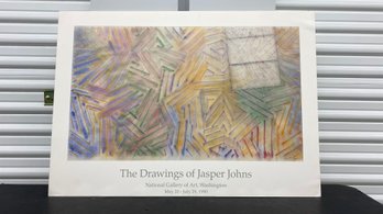 Exhibition Poster The Drawings Of Jasper Johns 22x32 National Gallery Of Art