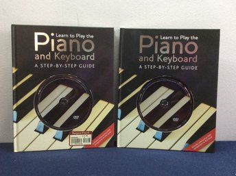 Learn To Play The Piano And Keyboard Book Lot Of 2