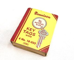 Vintage Dennison Key Tags Package