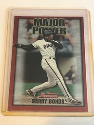 Barry Bonds 2000 Bowman Major Power Insert MP8