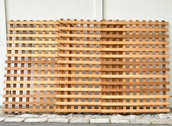 A Trio Of Cedar Garden Trellises