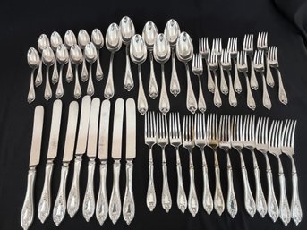 1847 Rogers Brothers Silverplate Flatware Set - (8) 5pc Sets Plus - 49pc Total