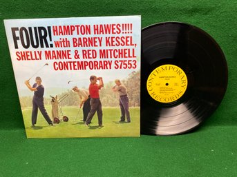 Hampton Hawes With Barney Kessel, Shelly Manne & Red Mitchell. Four! On Contemporary OJC Records. Bop Jazz.