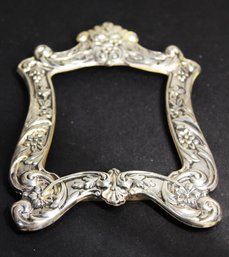 Sterling Silver Repousse Table Frame