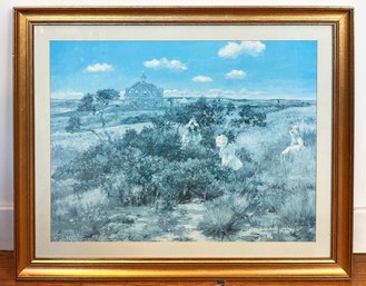 A Vintage Print - Coastal Scene