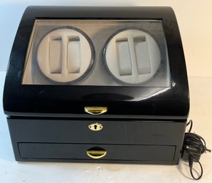 Black Lacquer Automatic Watch Winder Display Case