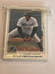 2002 Grandstand New Haven Ravens Team Set Coco Crisp