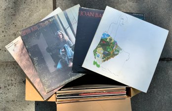 Vintage Vinyl Album Lot ~ 14 Albums ~ Joni Mitchell, Joan Baez, Carol King & More