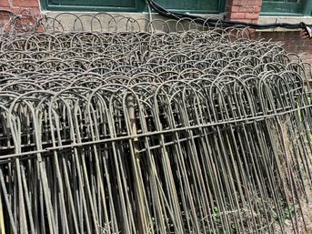 Antique Arch Top Wrought Iron Fence - Approx 250 - 300 Feet - Very Heavy Bring Help