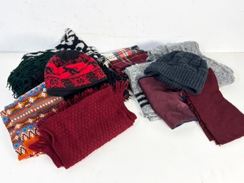 Cashmere, Wool, And Chenille Scarves Hats And More!