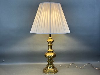 A Quality Table Lamp In Brass